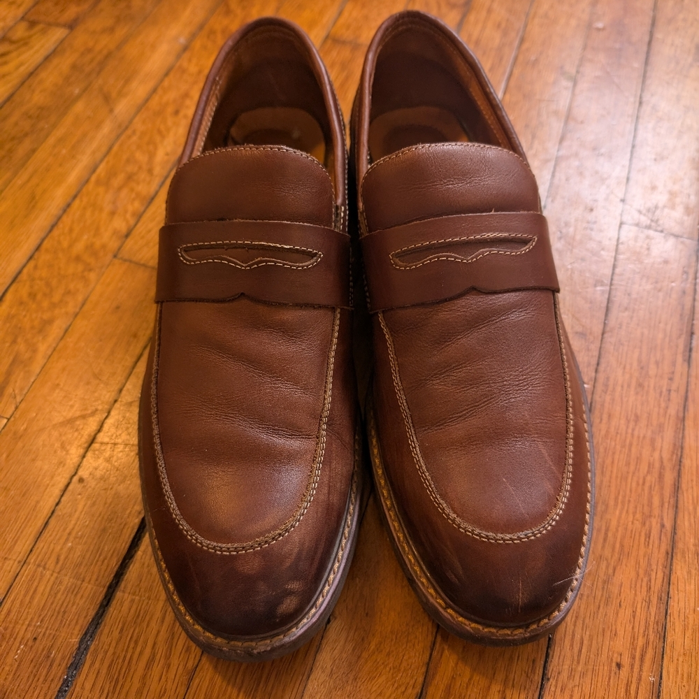 Men's Brown Leather Loafers